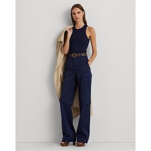 Lauren Ralph Lauren Faille Cargo Pant Navy Blue‎ 12